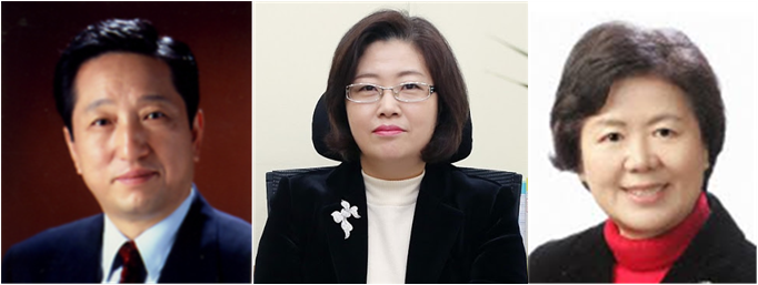 (사진 왼쪽부터) 미래한국당 김철수·김경애·서정숙 후보